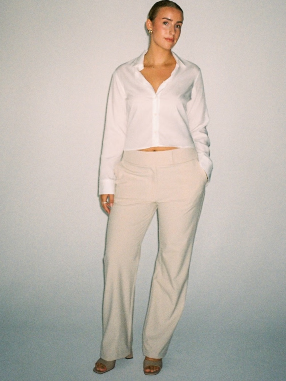 Djerf Avenue Day-to-day Pants Cream